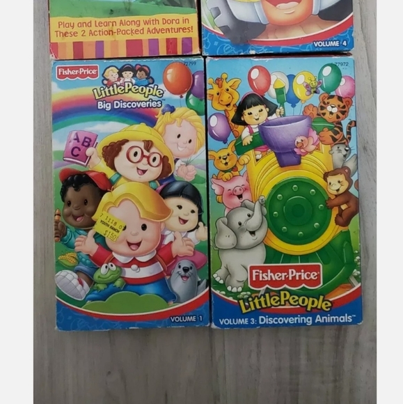 Lot 4 VHS* FISHER PRICE LITTLE PEOPLE * DORA THE EXPLORER Children's education - Picture 4 of 5
